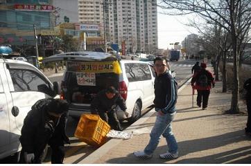 가을 행락철 주요 도로변 노점상 일제단속